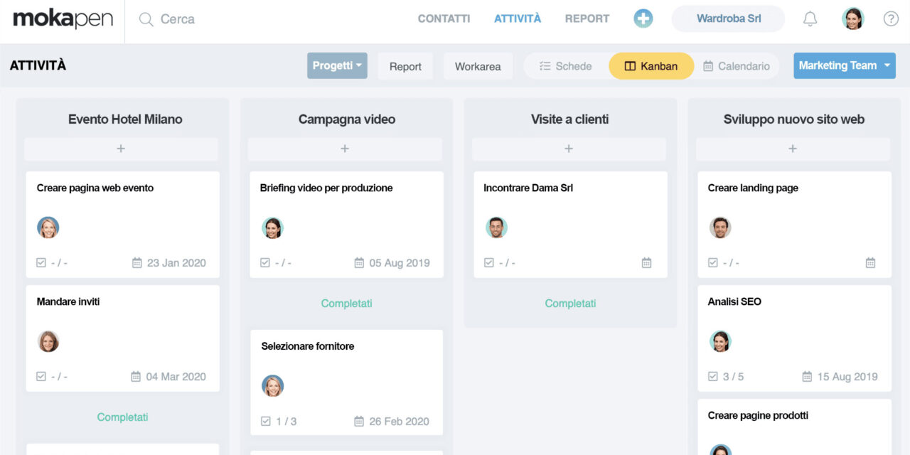 Kanban board: padroneggia il tuo flusso visivo con la semplicità del drag & drop