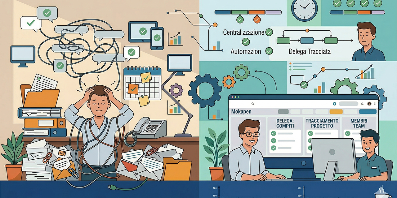 Come delegare i compiti senza perdere il controllo della tua azienda